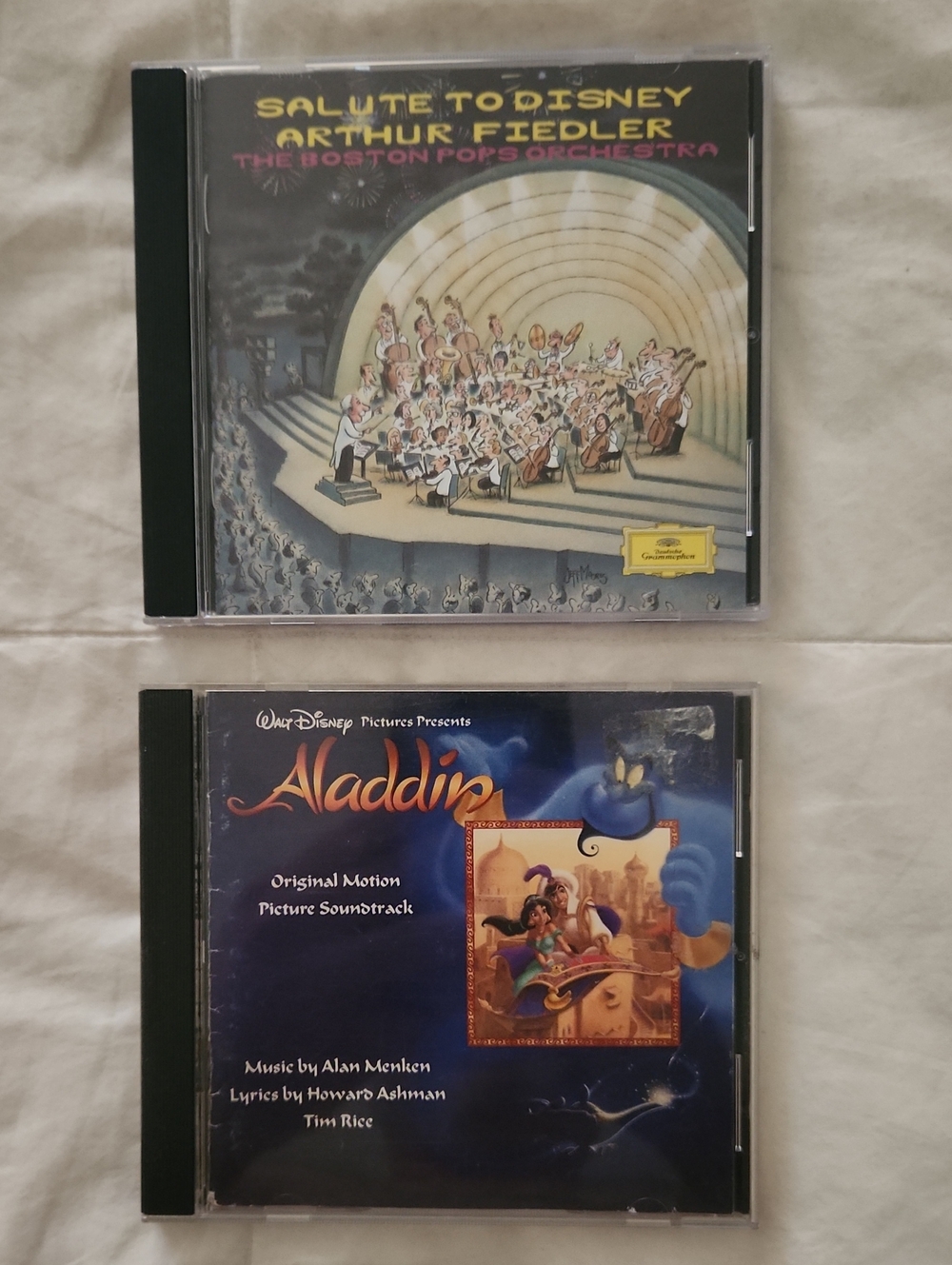 Disney CD Soundtrack Set - Black & Blue Covers